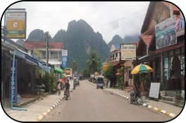 Calle vang vieng