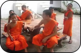 Monjes en Luang Prabang