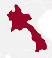Mapa de Laos