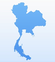 Mapa Tailandia